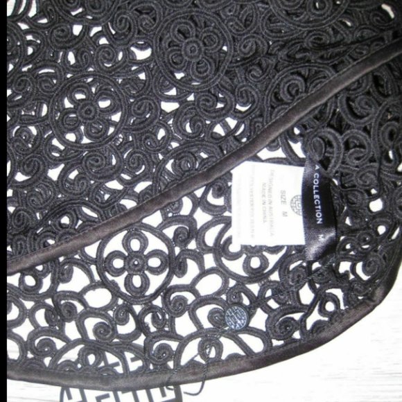 NEW! MISHA COLLECTION Valentina Crochet Set Black - Picture 8 of 8